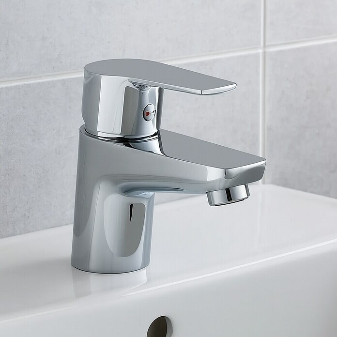 Clever Eno-X Grifo de lavabo 100 (Cromo, Brillante)