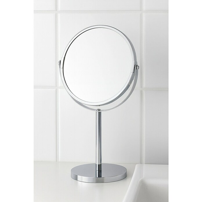 Venus Kozmetičko ogledalo (Povećanje: 3-struko, Promjer: 15 cm, Krom)