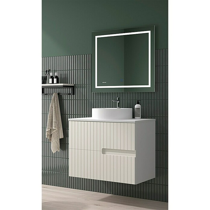 Duplach Mueble de lavabo Abi (L x An x Al: 45 x 60 x 60 cm, Beige, Melamina) | BAUHAUS
