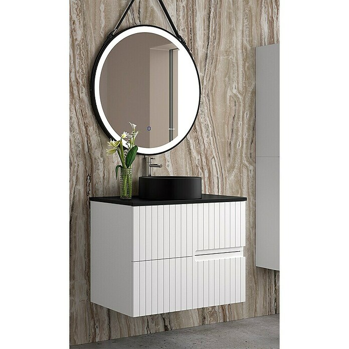 Duplach Mueble de lavabo Abi (L x An x Al: 45 x 60 x 60 cm, Blanco, Melamina) | BAUHAUS