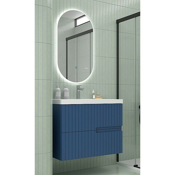 Duplach Mueble de lavabo Abi (L x An x Al: 45 x 60 x 60 cm, Oceano, Melamina) | BAUHAUS