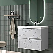 Duplach Mueble de lavabo Gurla (L x An x Al: 45 x 80 x 60 cm, Gris, Melamina) | BAUHAUS