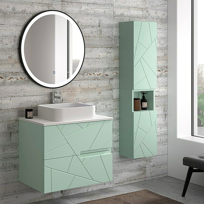 Duplach Mueble de lavabo Gurla (L x An x Al: 45 x 100 x 60 cm, Menta, Melamina) | BAUHAUS