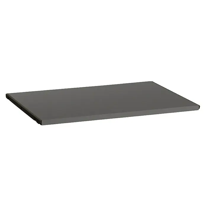 Elfa Classic by Elfa Regalboden Click-in - L x B x H: 40 x 60 x 2 cm, Stecken, Graphit - Eine flache, graue Platte, ideal als Unterlage oder zur Präsentation von Produkten. Schlicht und funktional.