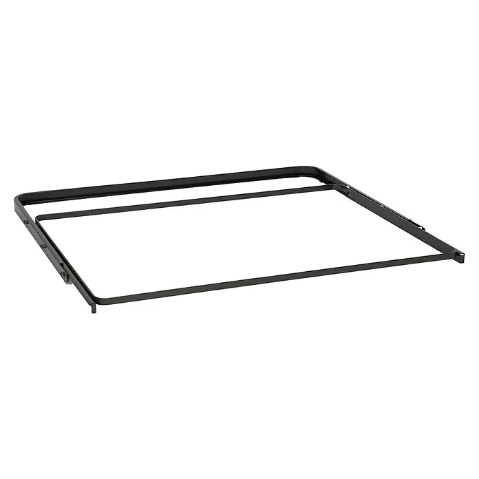 Elfa Classic by Elfa Korbauszug - L x B x H: 40 x 60 x 2,8 cm, Graphit - Rahmenkonstruktion mit robusten, schwarzen Metallstreben für Stabilität und Haltbarkeit. Optimal für vielfältige Bauprojekte.