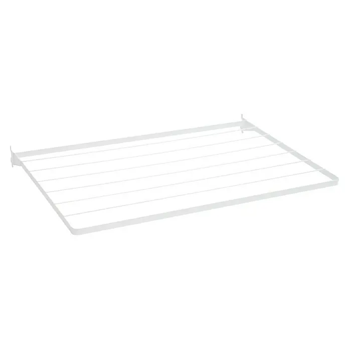 Elfa Classic by Elfa Wäscheständer - Breite: 90 cm, Stahl, Farbe: Weiß - Ein weißer, schlichter Regaleinsatz mit mehreren Fächern, ideal für die Organisation von Gegenständen im Haushalt oder Büro.