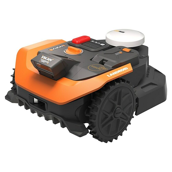 Worx PowerShare 20V Mähroboter M650 Vision Cloud WR365E (650 m², Schnittbreite: 18 cm, Satellitengestützte Navigation, RTK) | BAUHAUS