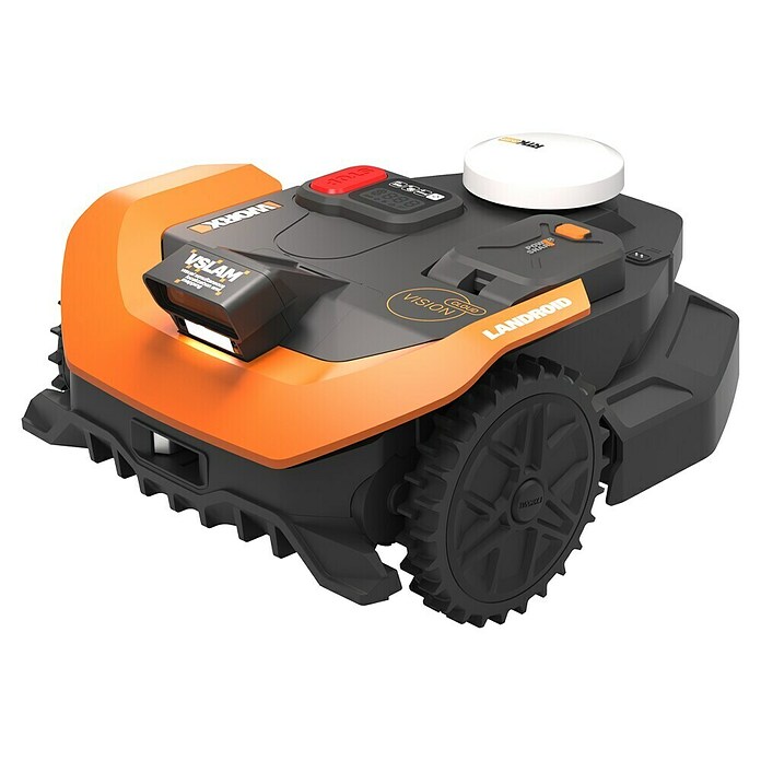 Worx PowerShare 20V Mähroboter Vision Cloud WR330E (3 000 m², Schnittbreite: 22 cm, Satellitengestützte Navigation, RTK) | BAUHAUS