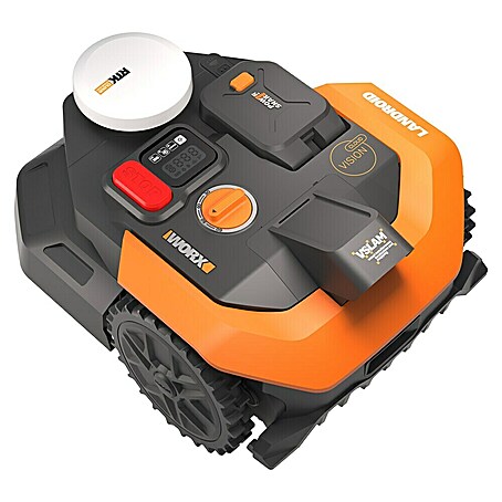 Worx PowerShare 20V Mähroboter Vision Cloud WR305E (500 m², Schnittbreite: 18 cm, Satellitengestützte Navigation, RTK)