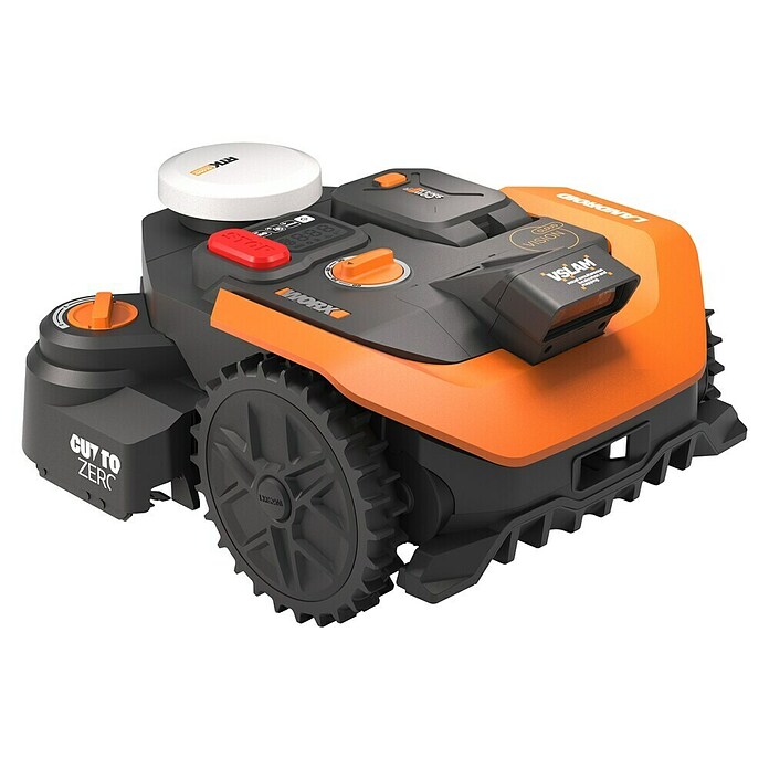 Worx PowerShare 20V Mähroboter M800 Vision Cloud WR308E (800 m², Schnittbreite: 18 cm, Satellitengestützte Navigation, RTK) | BAUHAUS