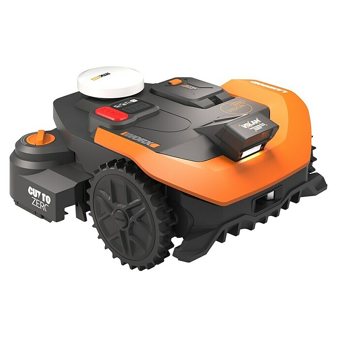 Worx PowerShare 20V Mähroboter Vision Cloud WR330E (3 000 m², Schnittbreite: 22 cm, Satellitengestützte Navigation, RTK) | BAUHAUS