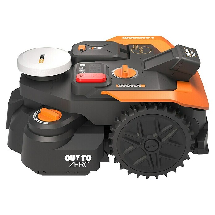 Worx PowerShare 20V Mähroboter M800 Vision Cloud WR308E (800 m², Schnittbreite: 18 cm, Satellitengestützte Navigation, RTK) | BAUHAUS