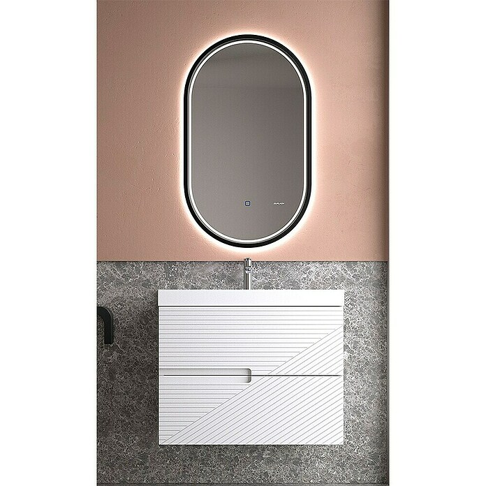 Duplach Mueble de lavabo Rimo (L x An x Al: 45 x 100 x 60 cm, Blanco, Melamina) | BAUHAUS