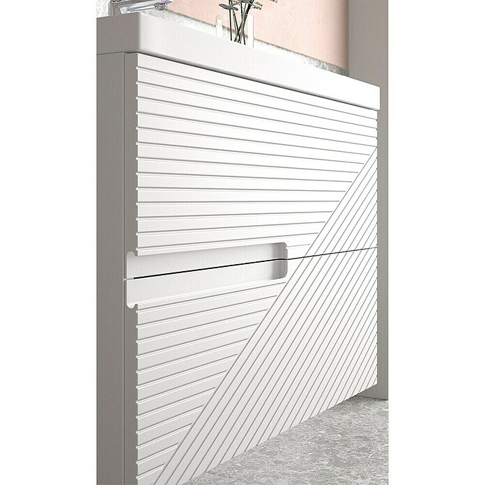 Duplach Mueble de lavabo Rimo (L x An x Al: 45 x 80 x 60 cm, Rosa, Melamina) | BAUHAUS