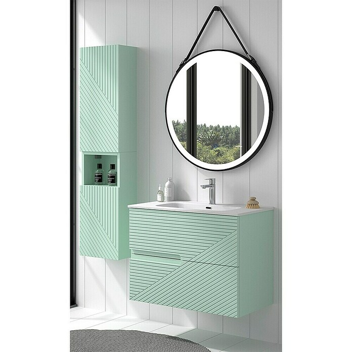Duplach Mueble de lavabo Rimo (L x An x Al: 45 x 100 x 60 cm, Menta, Melamina) | BAUHAUS