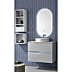 Duplach Mueble de lavabo Rimo (L x An x Al: 45 x 80 x 60 cm, Gris, Melamina) | BAUHAUS