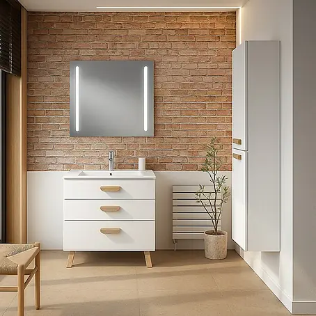Conjunto de mueble de baño Danubio con lavabo Spectra