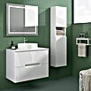 Duplach Mueble de lavabo Istor (L x An x Al: 45 x 60 x 60 cm, Blanco, Melamina) | BAUHAUS