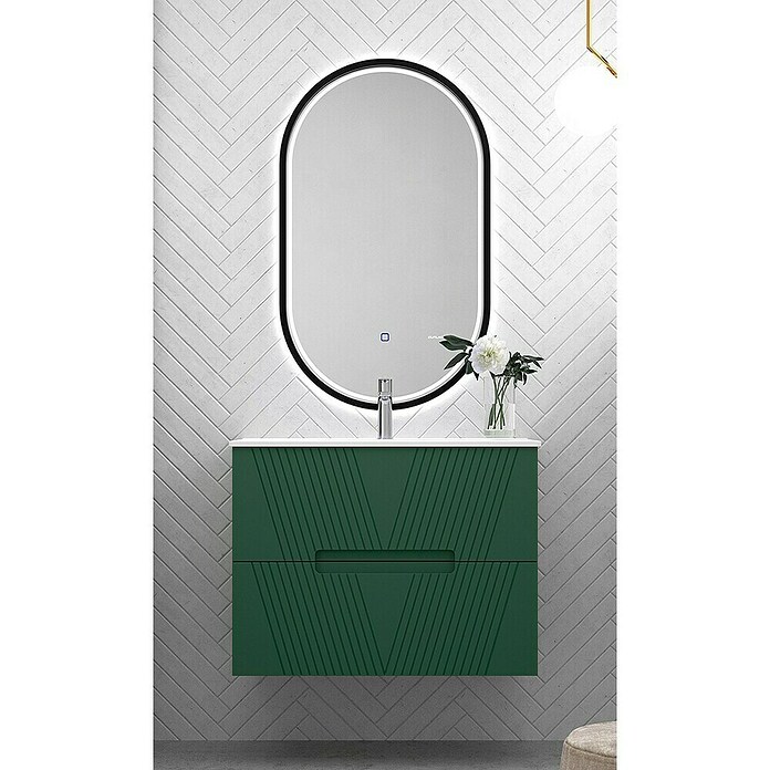 Duplach Mueble de lavabo Istor (L x An x Al: 45 x 100 x 60 cm, Oliva, Melamina) | BAUHAUS