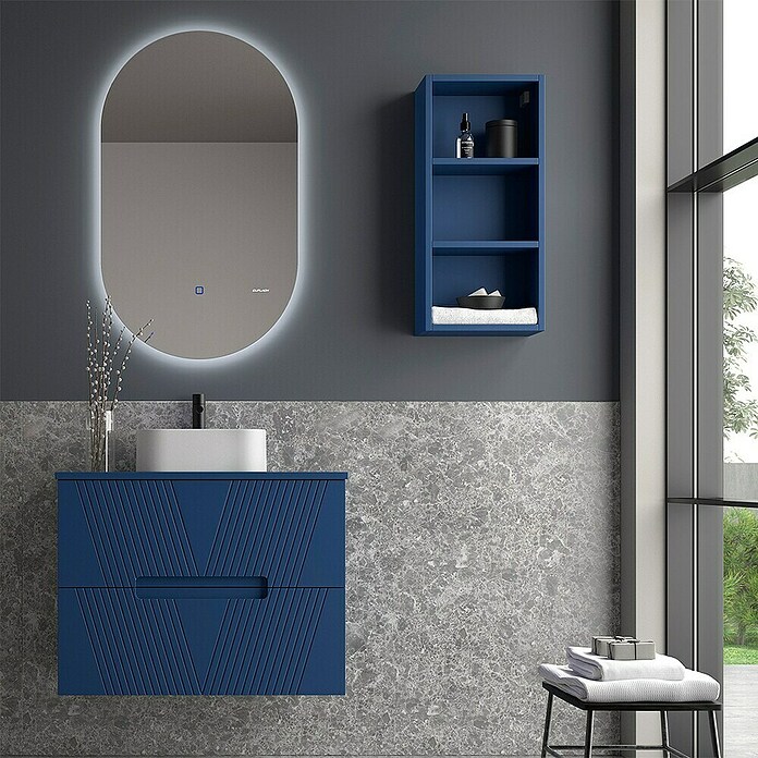 Duplach Mueble de lavabo Istor (L x An x Al: 45 x 80 x 60 cm, Oceano, Melamina) | BAUHAUS