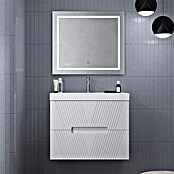 Duplach Mueble de lavabo Istor (L x An x Al: 45 x 80 x 60 cm, Gris, Melamina) | BAUHAUS