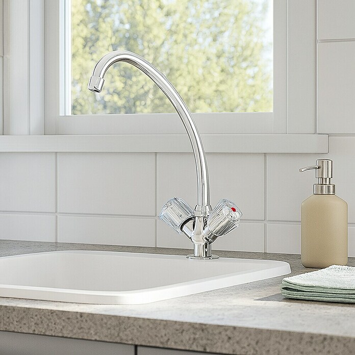 Mixomat Brillant Spültischarmatur (Chrom, Glänzend)