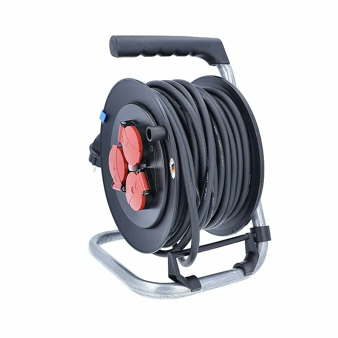 as-schwabe Kabeltrommel H05RR-F 3G1,5 - Kunststoff, 25 m, H05RR-F, IP44