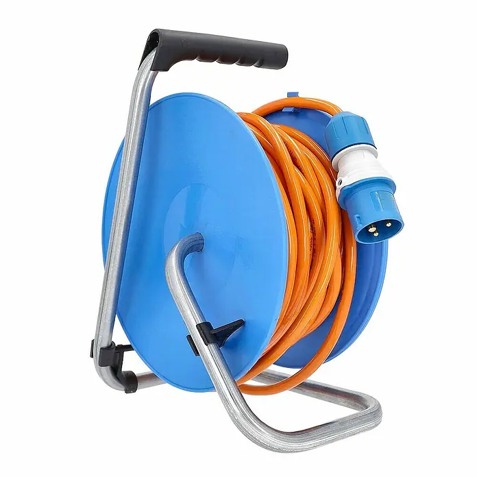 as-schwabe Kabeltrommel H07BQ-F 3G2,5 - Kunststoff, 25 m, IP44