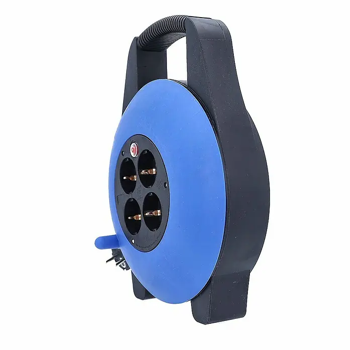 as-schwabe Kabeltrommel H05VV-F 3G1,5 - Kunststoff, 15 m, H05VV-F, IP20