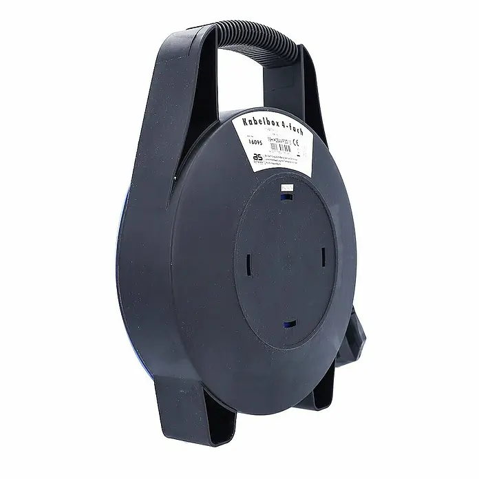 as-schwabe Kabeltrommel H05VV-F 3G1,5 - Kunststoff, 15 m, H05VV-F, IP20