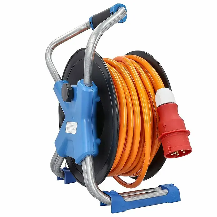 as-schwabe Kabeltrommel H07BQ-F 5G2,5 - Kunststoff, 30 m, IP44