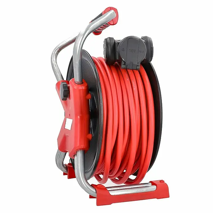 as - Schwabe Dachdecker Gerätekabeltrommel 40 m H05RN-F 3G2,5 IP44 - 