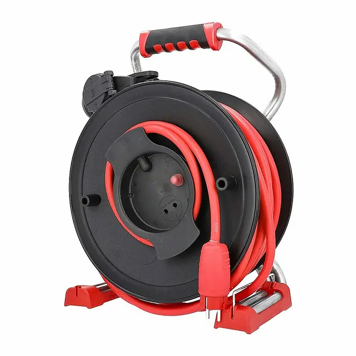 as - Schwabe Dachdecker Gerätekabeltrommel 40 m H05RN-F 3G2,5 IP44 - 