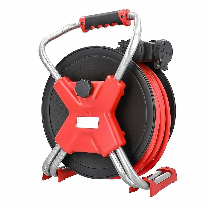 as - Schwabe Dachdecker Gerätekabeltrommel 40 m H05RN-F 3G2,5 IP44 - 