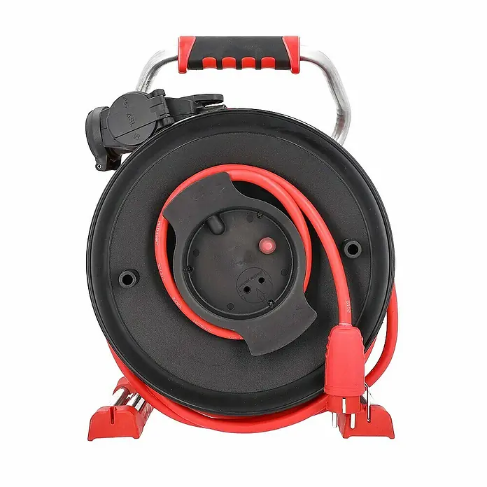 as - Schwabe Dachdecker Gerätekabeltrommel 40 m H05RN-F 3G2,5 IP44 - 