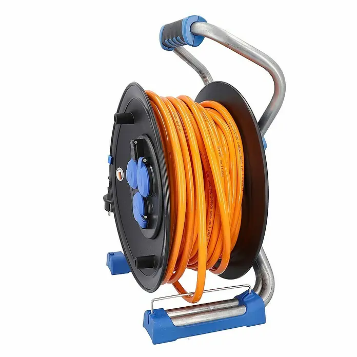 as-schwabe Kabeltrommel H07BQ-F 3G2,5 - Kunststoff, 40 m, IP44