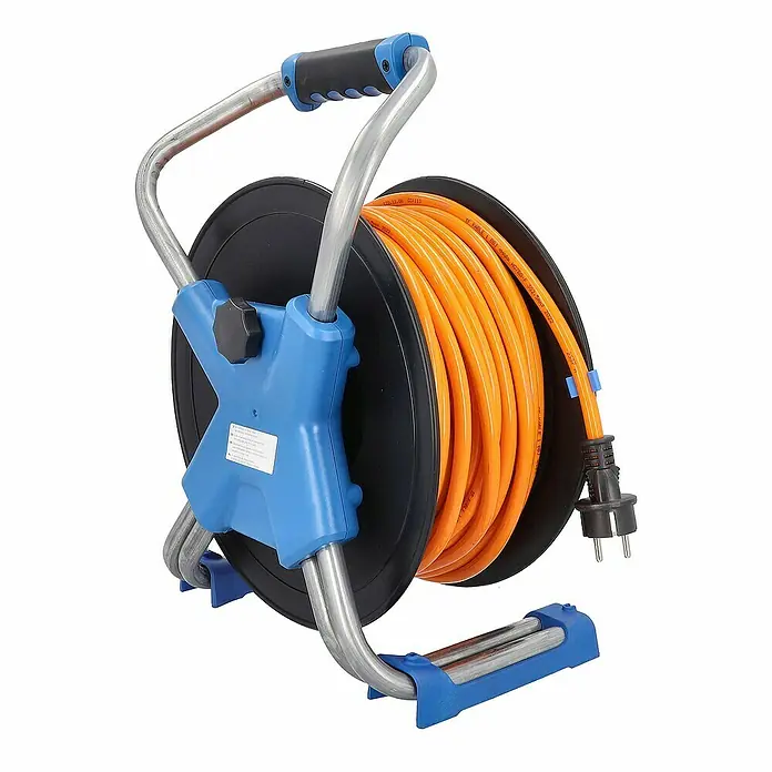 as-schwabe Kabeltrommel H07BQ-F 3G2,5 - Kunststoff, 40 m, IP44