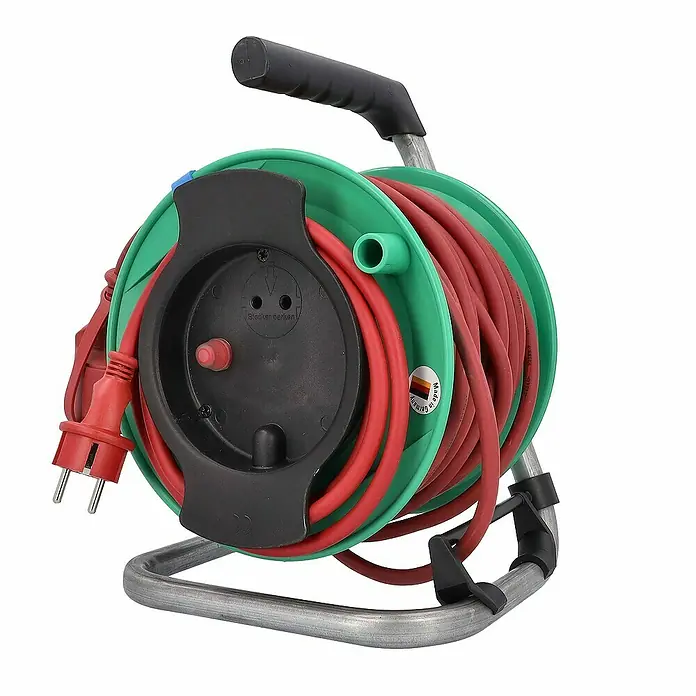 as-schwabe Kabeltrommel H05RR-F 3G1,5 - Kunststoff, 25 m, H05RR-F, IP44