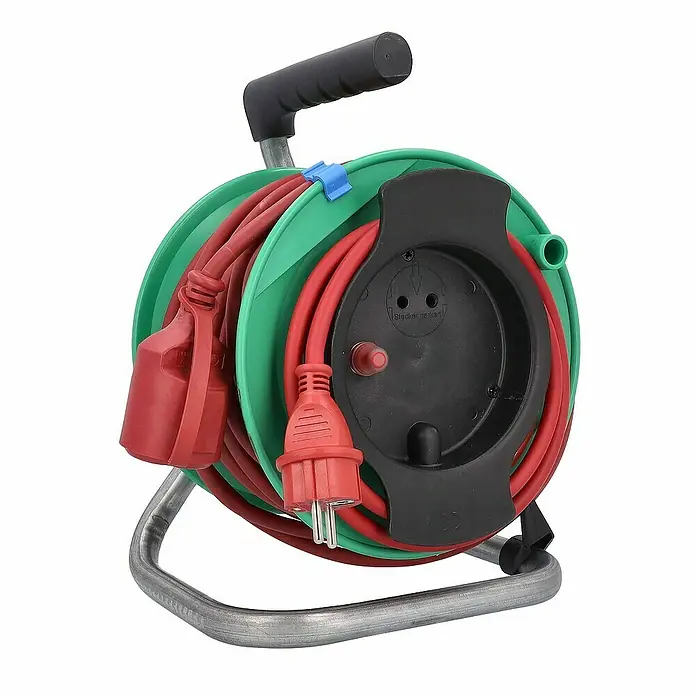 as-schwabe Kabeltrommel H05RR-F 3G1,5 - Kunststoff, 25 m, H05RR-F, IP44