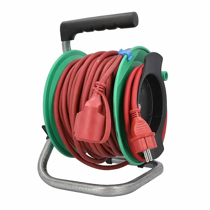 as-schwabe Kabeltrommel H05RR-F 3G1,5 - Kunststoff, 25 m, H05RR-F, IP44