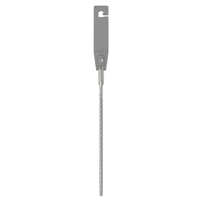 Bosch Beton- & Steinbohrer PRO SDS plus-5X - 1 Stk., Durchmesser Bohrer: 6 mm, Arbeitslänge: 200 mm - Dieses Bild zeigt einen grauen Zuganker. Dieser Anker ist für eine sichere und stabile Befestigung in Beton oder Mauerwerk konzipiert.