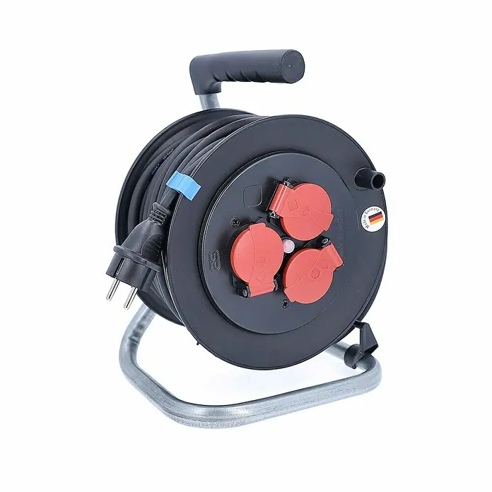 as-schwabe Kabeltrommel H05RR-F 3G1,5 - Kunststoff, 50 m, H05RR-F, IP44