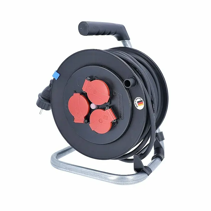 as-schwabe Kabeltrommel H05RR-F 3G1,5 - Kunststoff, 50 m, H05RR-F, IP44