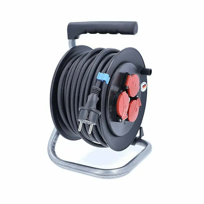 as-schwabe Kabeltrommel H05RR-F 3G1,5 - Kunststoff, 50 m, H05RR-F, IP44