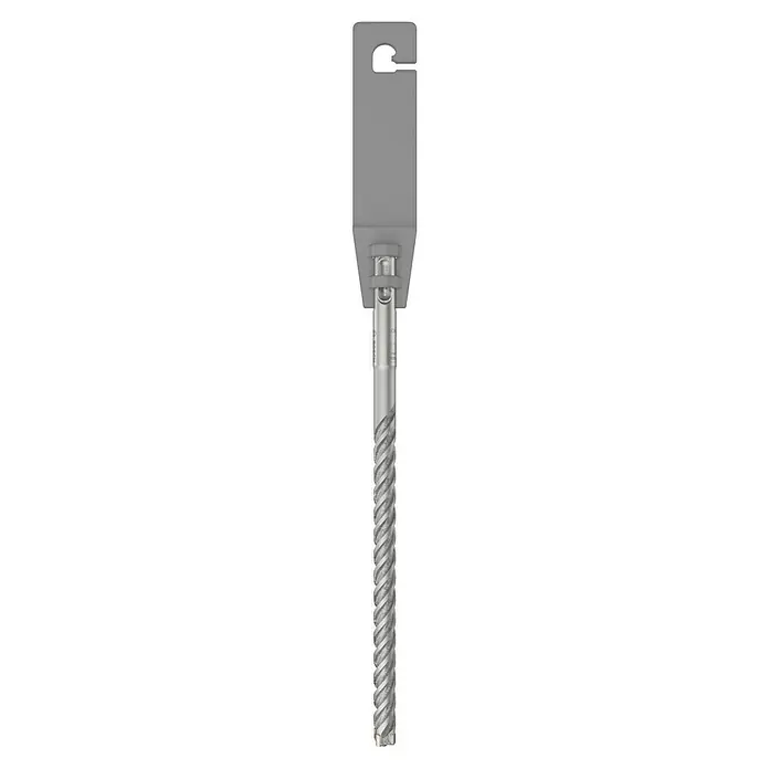 Bosch Beton- & Steinbohrer PRO SDS plus-5X - 1 Stk., Durchmesser Bohrer: 10 mm, Arbeitslänge: 150 mm - Aufnahme einer Bohrmaschine mit SDS-Plus-Schaft. Das Werkzeug ist aus Metall und verfügt über eine spiralförmige Nut für effizientes Bohren.