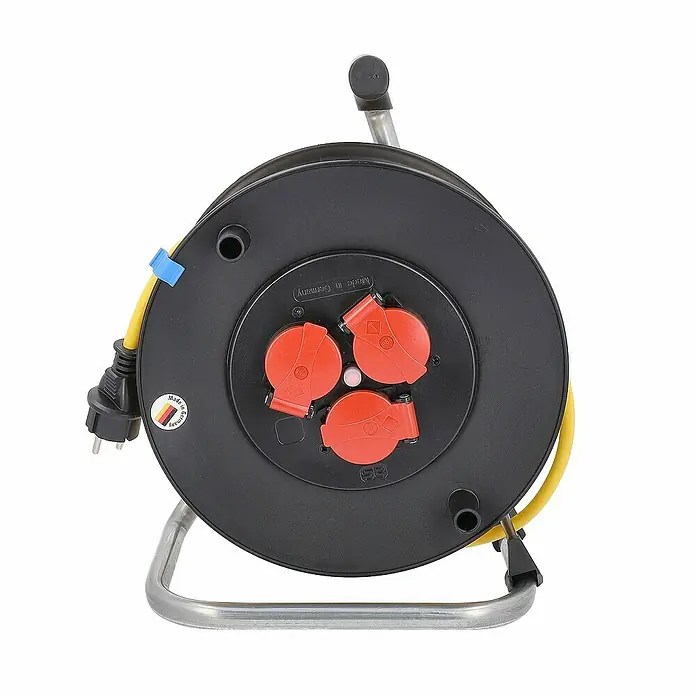 as-schwabe Kabeltrommel AT-N07V3V3-F 3G1,5 - Kunststoff, 40 m, IP44