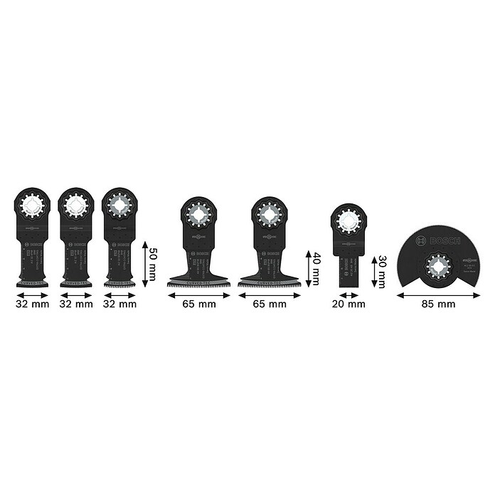 Bosch Set pribora  (7 -del.) | 2551 - Zubehör Multifunktion/Modellbau | BCDA - Zubeh Bohrm/Bohrhämmer/Akkumasch | BCD - Maschinenzubehör | BC - Maschinenzubehör | B - Werkz/Masch/Maschzubeh/Auto | BAUHAUS