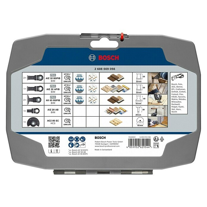 Bosch Set pribora  (7 -del.) | 2551 - Zubehör Multifunktion/Modellbau | BCDA - Zubeh Bohrm/Bohrhämmer/Akkumasch | BCD - Maschinenzubehör | BC - Maschinenzubehör | B - Werkz/Masch/Maschzubeh/Auto | BAUHAUS