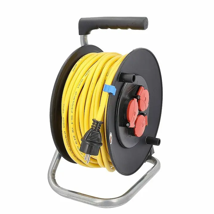 as-schwabe Kabeltrommel AT-N07V3V3-F 3G1,5 - Kunststoff, 40 m, IP44