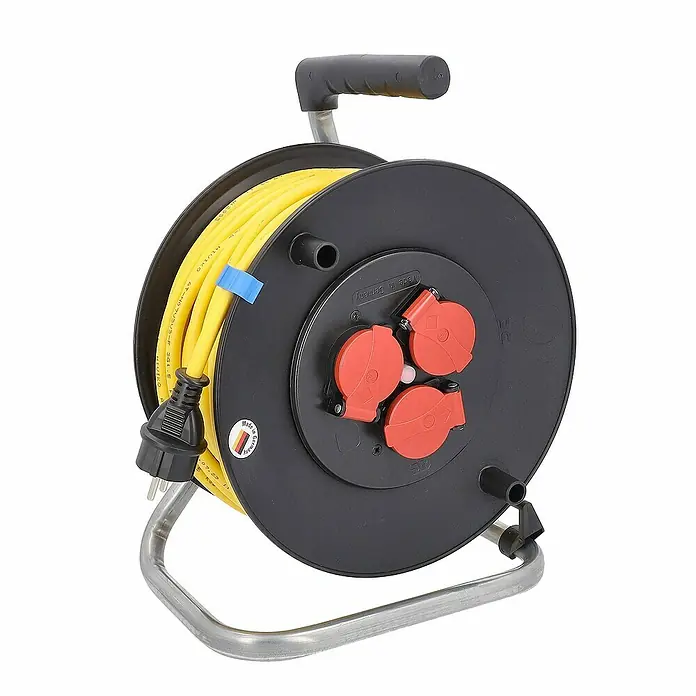 as-schwabe Kabeltrommel AT-N07V3V3-F 3G1,5 - Kunststoff, 40 m, IP44